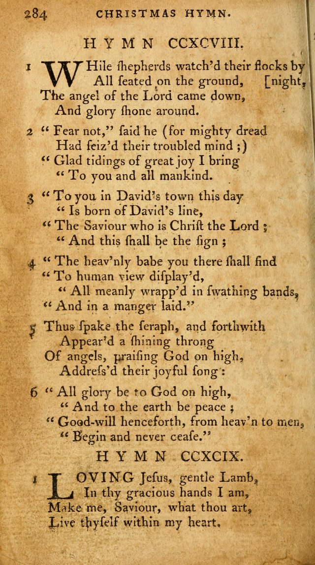 A Pocket Hymn-Book: designed as a constant companion for the pious: collected from various authors. (21st ed.) page 284
