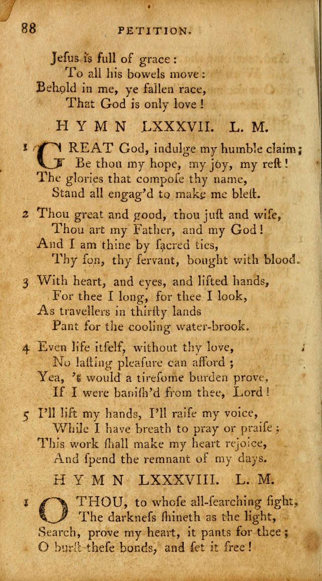 A Pocket Hymn-Book: designed as a constant companion for the pious: collected from various authors. (21st ed.) page 88