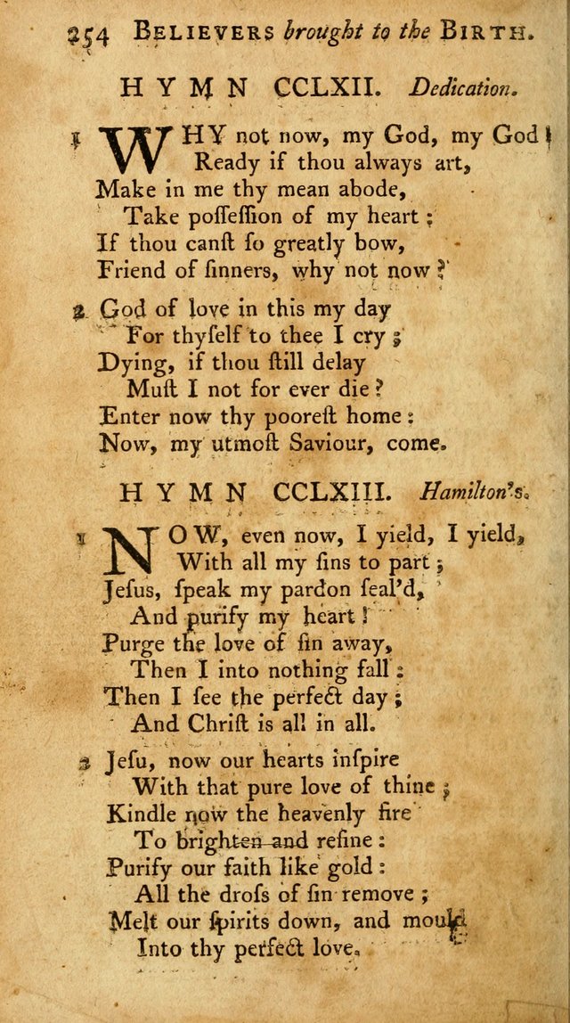 A Pocket Hymn Book, Designed as a Constant Companion for the Pious,  Collected from Various Authors. 28th ed. page 254