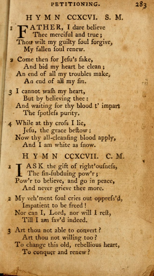 A Pocket Hymn Book, Designed as a Constant Companion for the Pious,  Collected from Various Authors. 28th ed. page 283