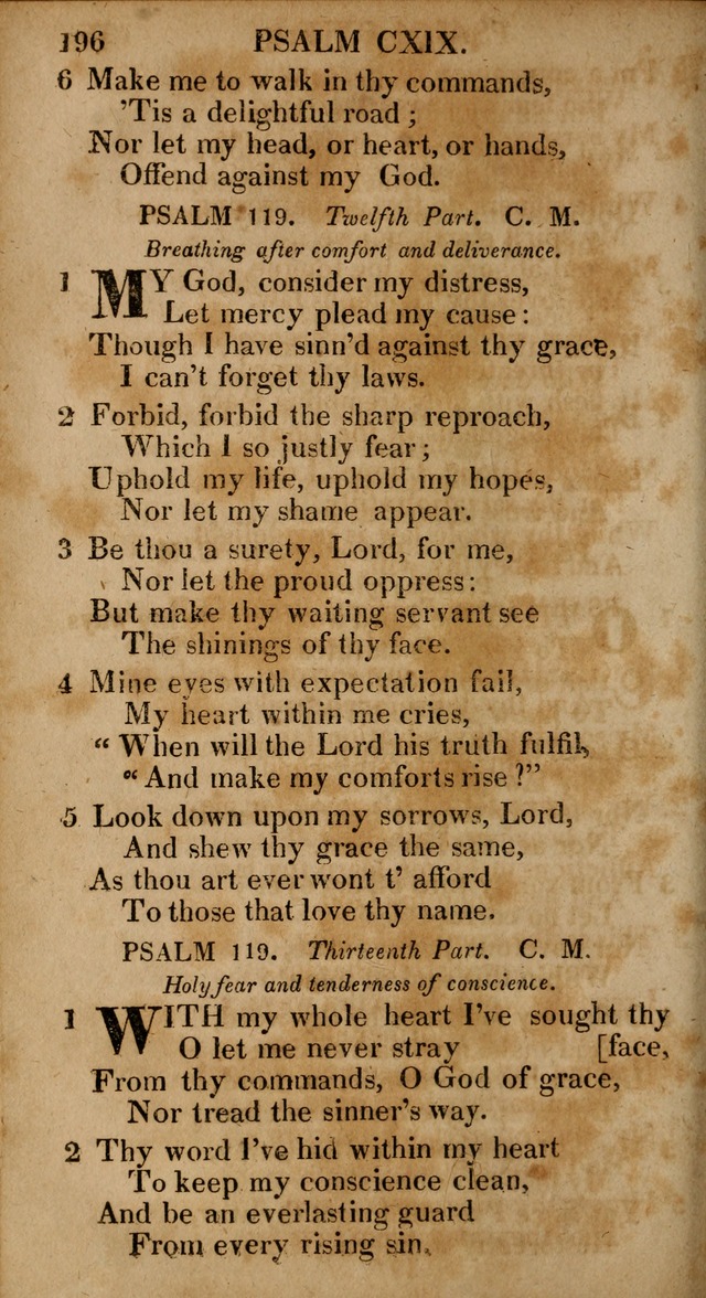The Psalms and Hymns: with the catechism, confession of faith and liturgy of the Reformed Dutch Church in North America page 196