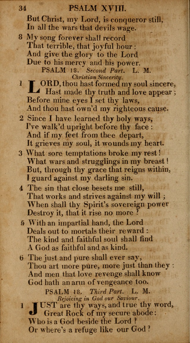 The Psalms and Hymns: with the catechism, confession of faith and liturgy of the Reformed Dutch Church in North America page 34