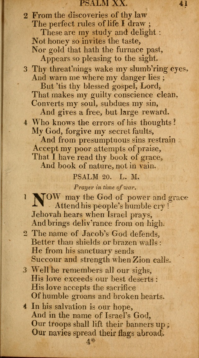 The Psalms and Hymns: with the catechism, confession of faith and liturgy of the Reformed Dutch Church in North America page 41