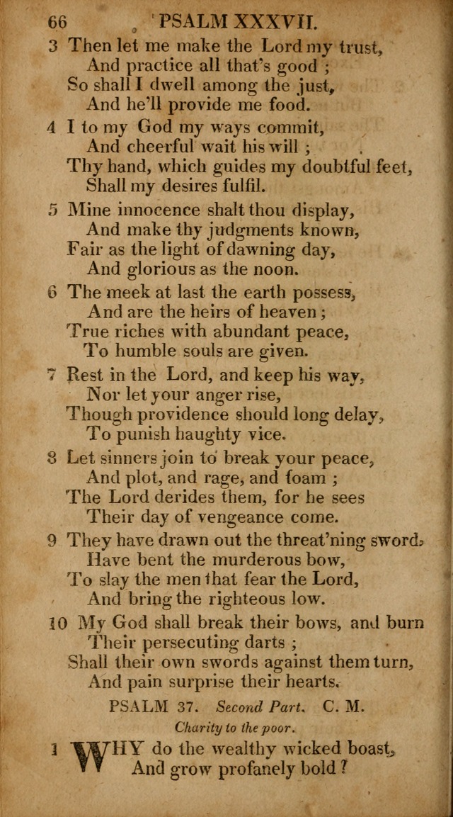 The Psalms and Hymns: with the catechism, confession of faith and liturgy of the Reformed Dutch Church in North America page 66