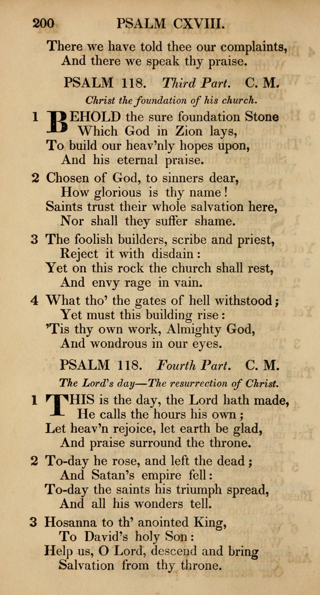 The Psalms and Hymns, with the Catechism, Confession of Faith, and Liturgy, of the Reformed Dutch Church in North America page 202
