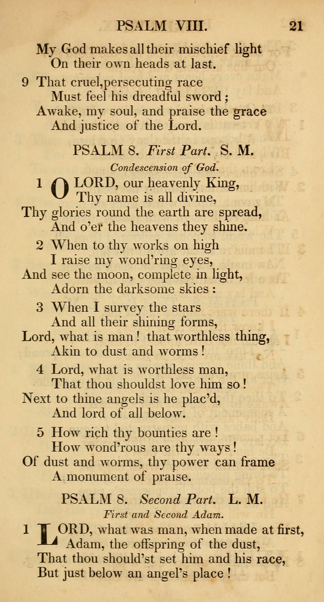 The Psalms and Hymns, with the Catechism, Confession of Faith, and Liturgy, of the Reformed Dutch Church in North America page 23