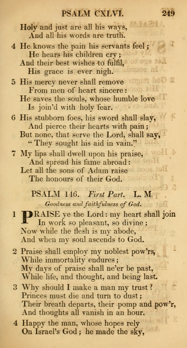 The Psalms and Hymns, with the Catechism, Confession of Faith, and Liturgy, of the Reformed Dutch Church in North America page 251