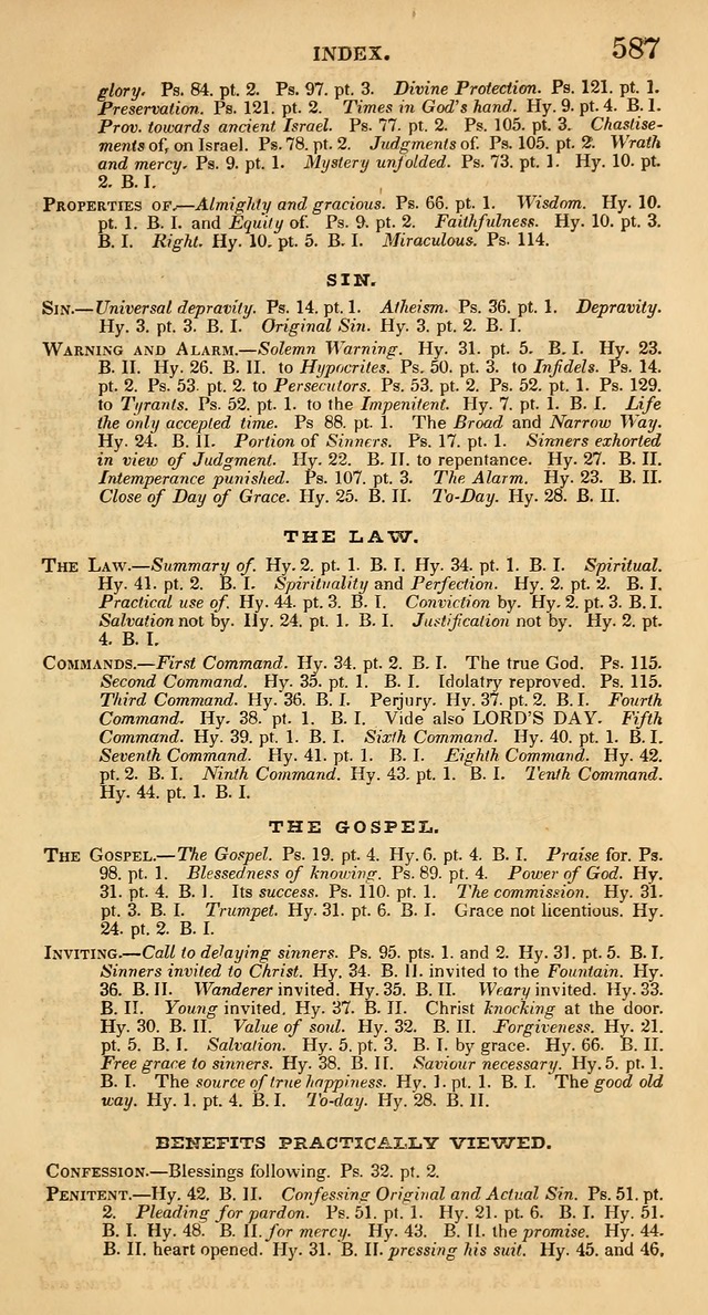 The Psalms and Hymns, with the Catechism, Confession of Faith, and Liturgy, of the Reformed Dutch Church in North America page 589