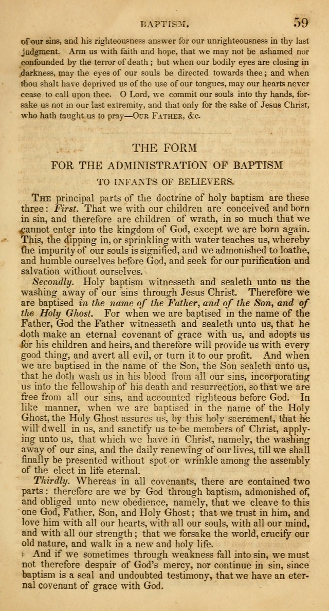 The Psalms and Hymns, with the Catechism, Confession of Faith, and Liturgy, of the Reformed Dutch Church in North America page 653