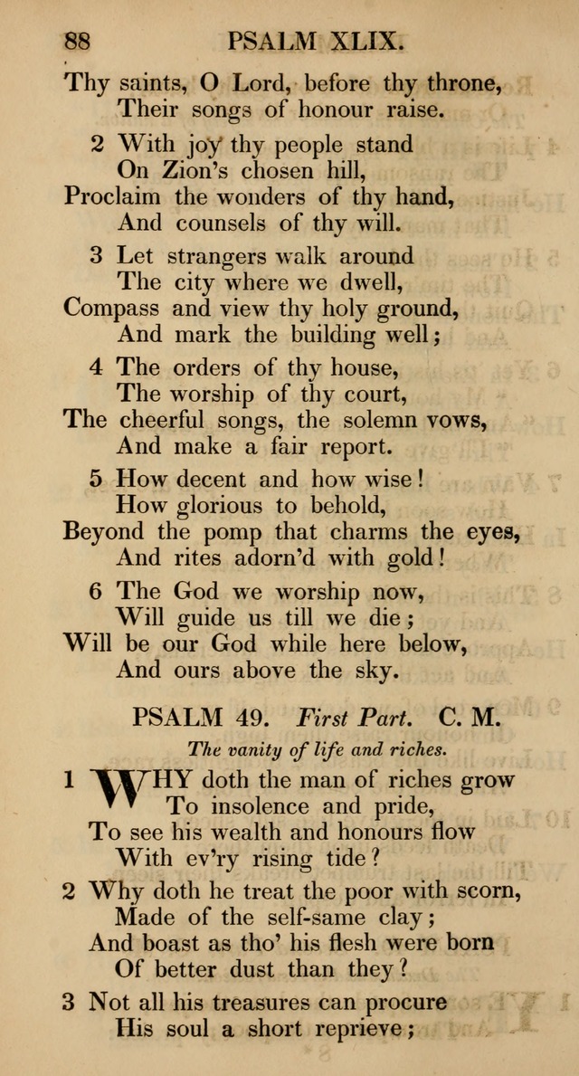 The Psalms and Hymns, with the Catechism, Confession of Faith, and Liturgy, of the Reformed Dutch Church in North America page 90
