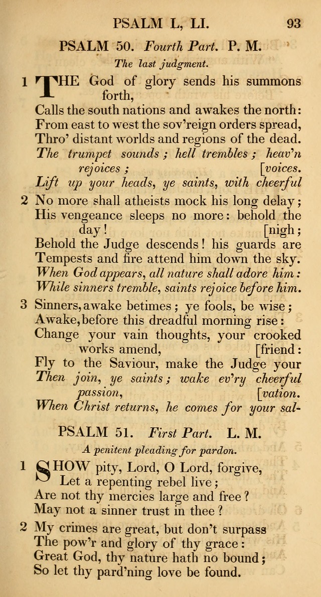 The Psalms and Hymns, with the Catechism, Confession of Faith, and Liturgy, of the Reformed Dutch Church in North America page 95