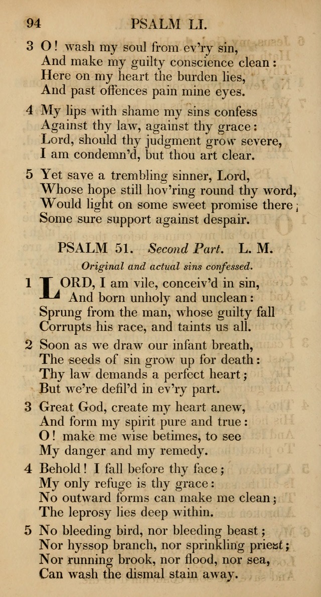 The Psalms and Hymns, with the Catechism, Confession of Faith, and Liturgy, of the Reformed Dutch Church in North America page 96