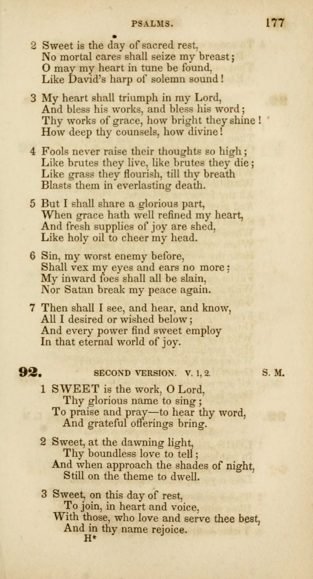 Psalms and Hymns, for Christian Use and Worship page 188