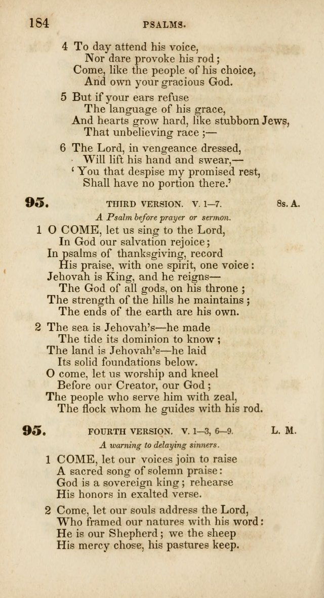 Psalms and Hymns, for Christian Use and Worship page 195