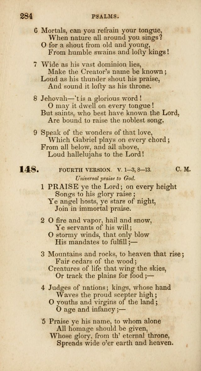 Psalms and Hymns, for Christian Use and Worship page 295