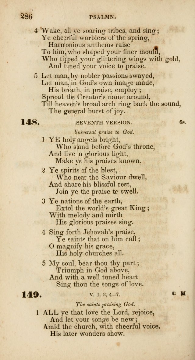 Psalms and Hymns, for Christian Use and Worship page 297