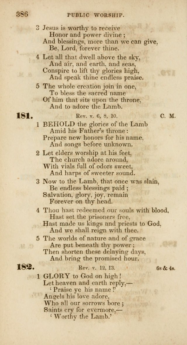 Psalms and Hymns, for Christian Use and Worship page 397