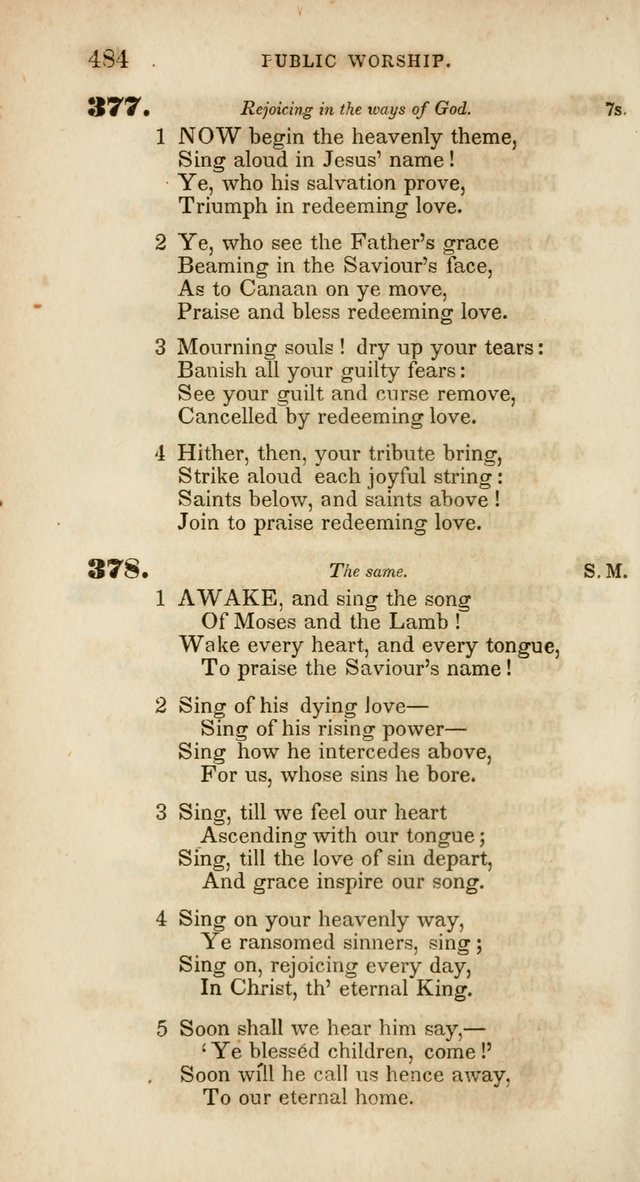 Psalms and Hymns, for Christian Use and Worship page 495