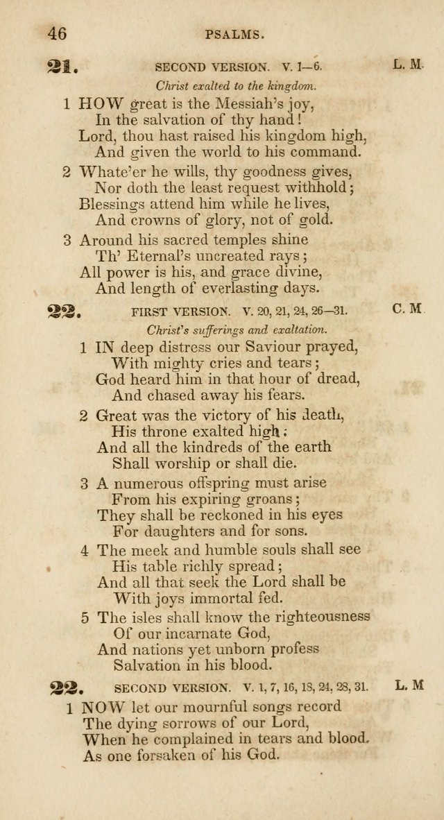 Psalms and Hymns, for Christian Use and Worship page 57