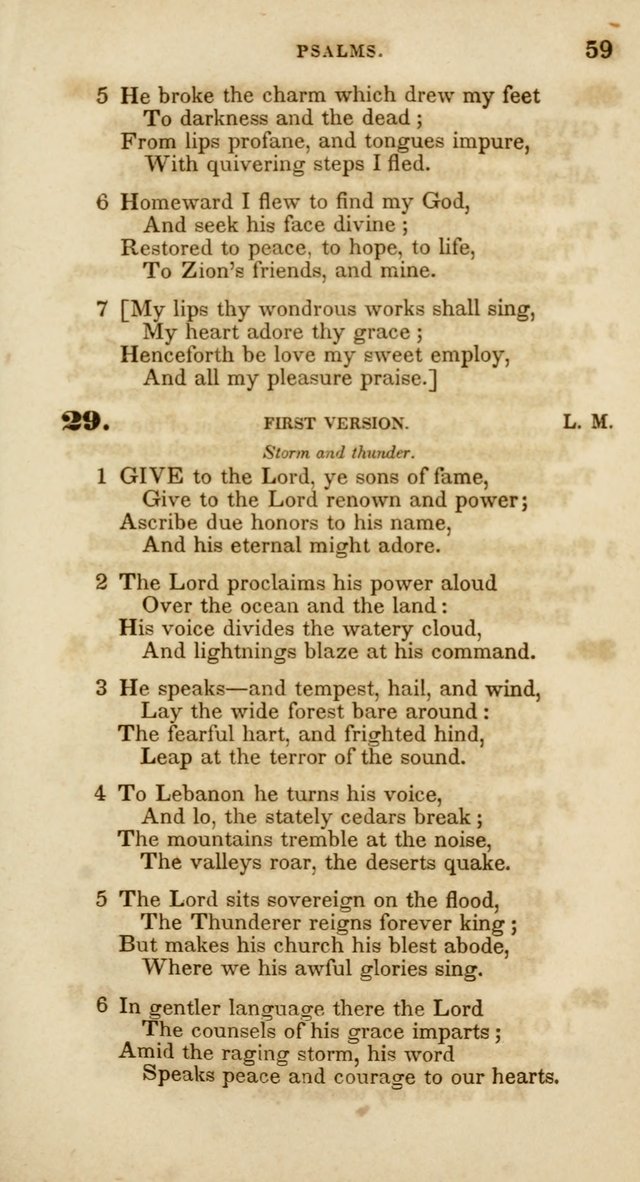 Psalms and Hymns, for Christian Use and Worship page 70