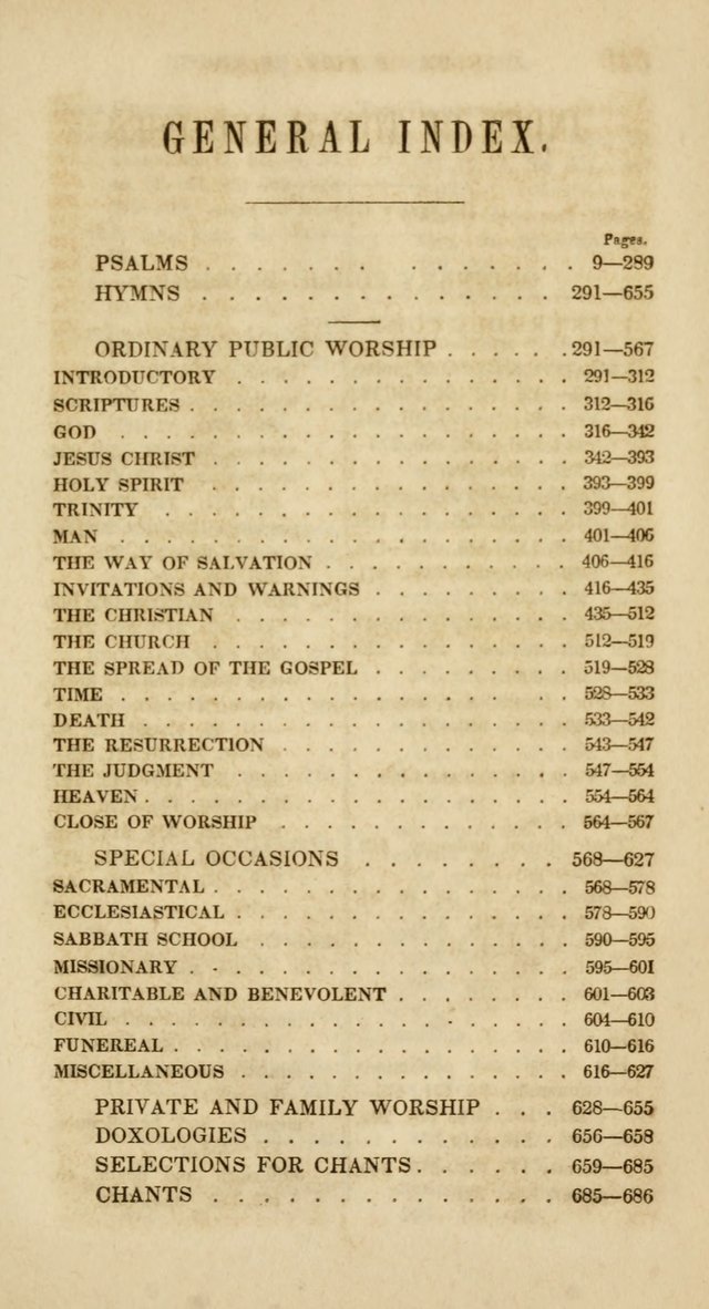 Psalms and Hymns, for Christian Use and Worship page 722
