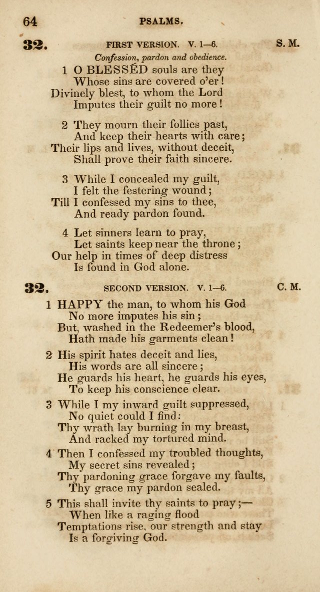 Psalms and Hymns, for Christian Use and Worship page 75