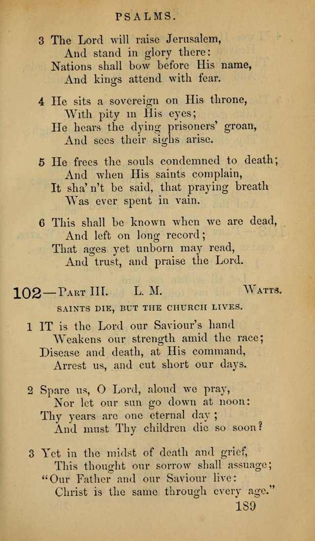 The Psalms and Hymns, with the Doctrinal Standards and Liturgy of the Reformed Protestant Dutch Church in North America page 197
