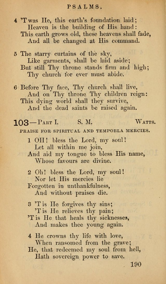 The Psalms and Hymns, with the Doctrinal Standards and Liturgy of the Reformed Protestant Dutch Church in North America page 198