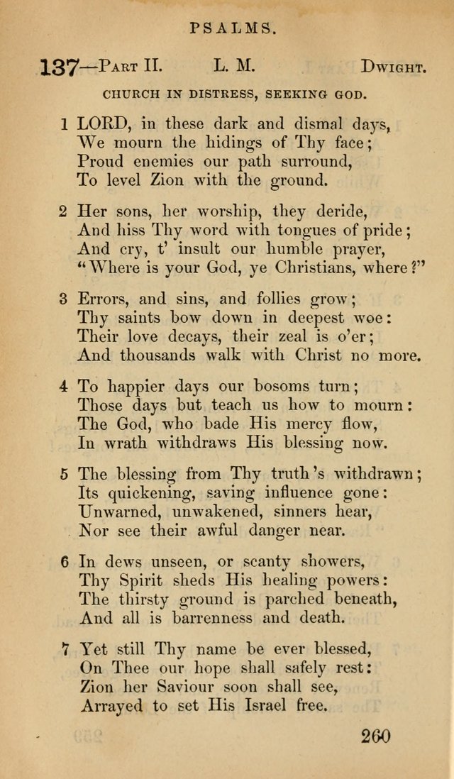 The Psalms and Hymns, with the Doctrinal Standards and Liturgy of the Reformed Protestant Dutch Church in North America page 268