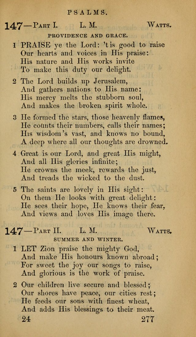 The Psalms and Hymns, with the Doctrinal Standards and Liturgy of the Reformed Protestant Dutch Church in North America page 285