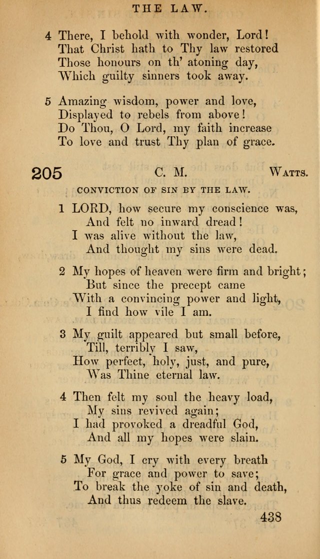 The Psalms and Hymns, with the Doctrinal Standards and Liturgy of the Reformed Protestant Dutch Church in North America page 446