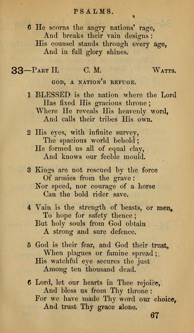 The Psalms and Hymns, with the Doctrinal Standards and Liturgy of the Reformed Protestant Dutch Church in North America page 75