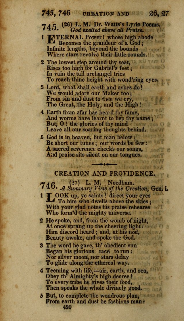 The Psalms and Hymns of Dr. Watts page 482