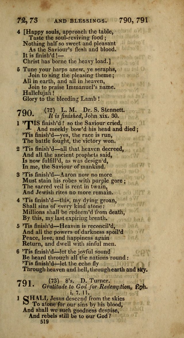 The Psalms and Hymns of Dr. Watts page 511