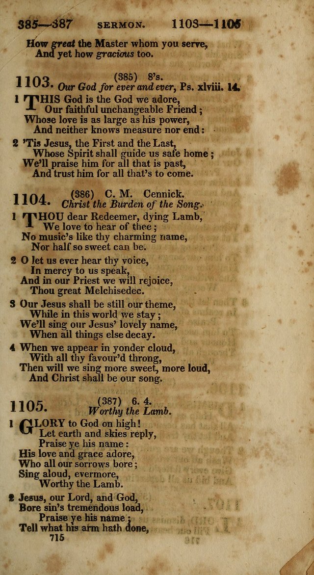 The Psalms and Hymns of Dr. Watts page 707