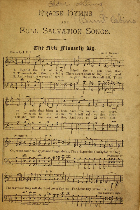 Praise Hymns and Full Salvation Songs page 1