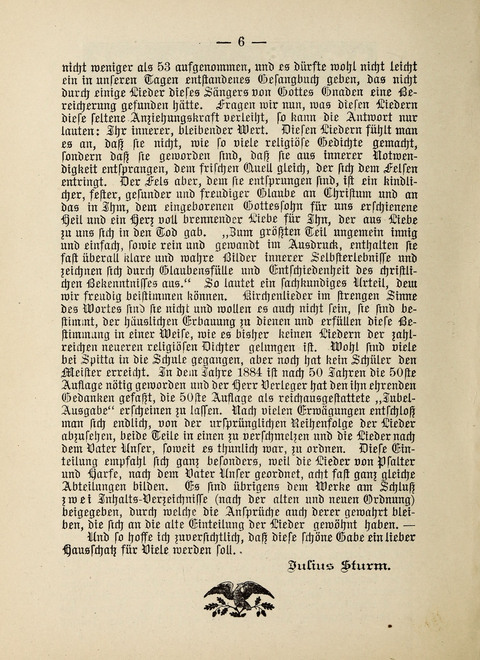 Psalter und Harfe: von Karl Johann Philipp Spitta page 6