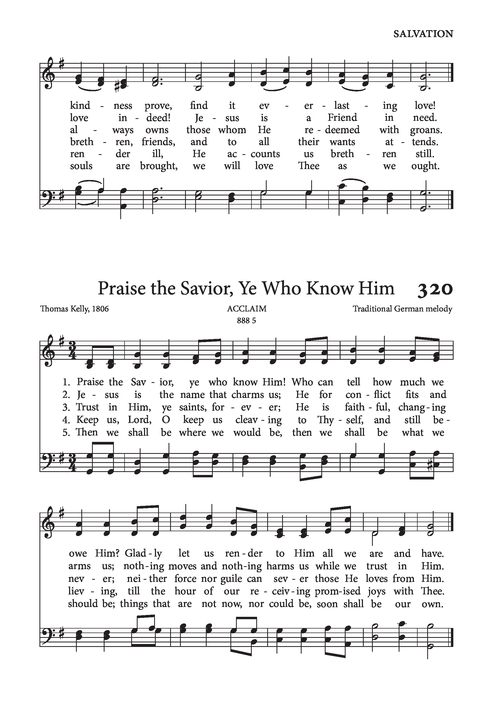 Psalms and Hymns to the Living God page 381