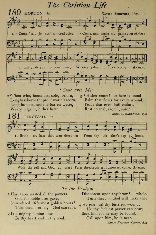 The Pilgrim Hymnal: with responsive readings and other aids to worship page 142