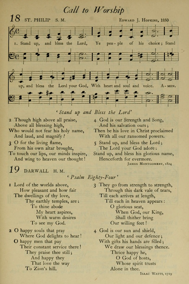 The Pilgrim Hymnal: with responsive readings and other aids to worship page 15