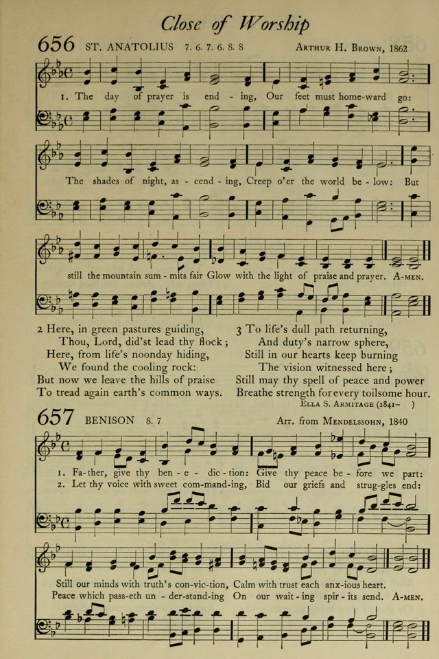 The Pilgrim Hymnal: with responsive readings and other aids to worship page 483