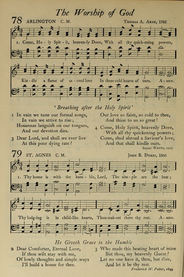 The Pilgrim Hymnal: with responsive readings and other aids to worship page 58