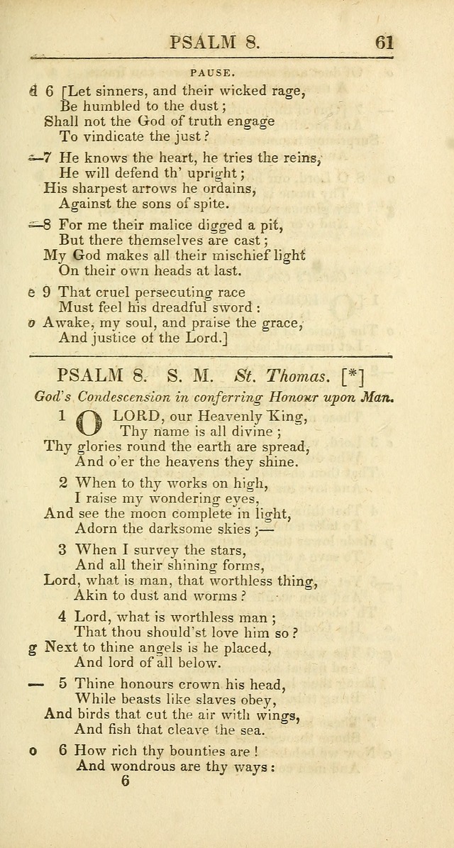 The Psalms, Hymns and Spiritual Songs of the Rev. Isaac Watts, D. D.:  to which are added select hymns, from other authors; and directions for musical expression (New ed.) page 11