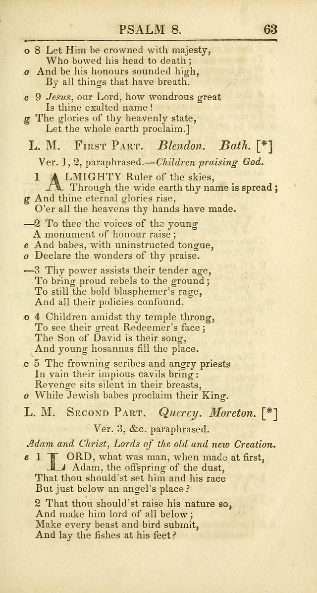 The Psalms, Hymns and Spiritual Songs of the Rev. Isaac Watts, D. D.:  to which are added select hymns, from other authors; and directions for musical expression (New ed.) page 13