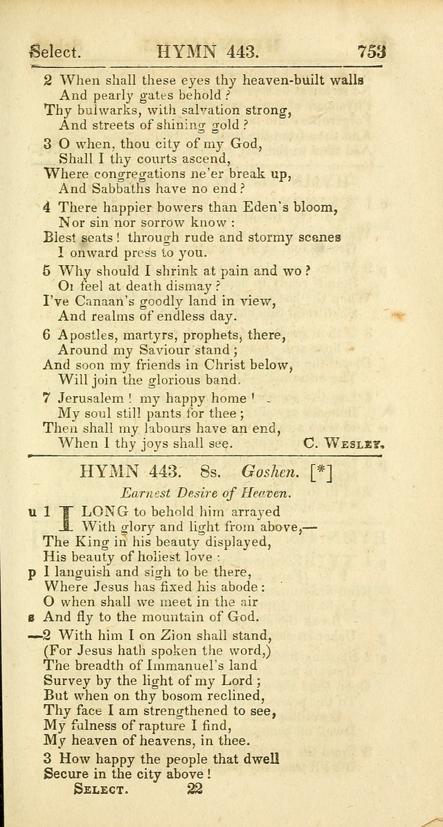 The Psalms, Hymns and Spiritual Songs of the Rev. Isaac Watts, D. D.:  to which are added select hymns, from other authors; and directions for musical expression (New ed.) page 699