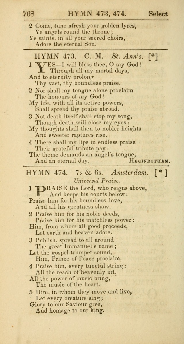 The Psalms, Hymns and Spiritual Songs of the Rev. Isaac Watts, D. D.:  to which are added select hymns, from other authors; and directions for musical expression (New ed.) page 714