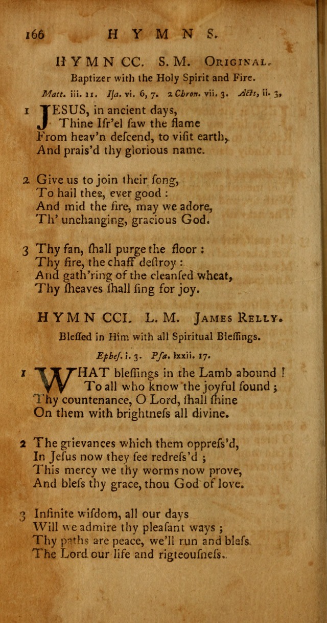 Psalms, Hymns and Spiritual Songs: selected and original, designed for the use of the Church Universal in public and private devotion page 166