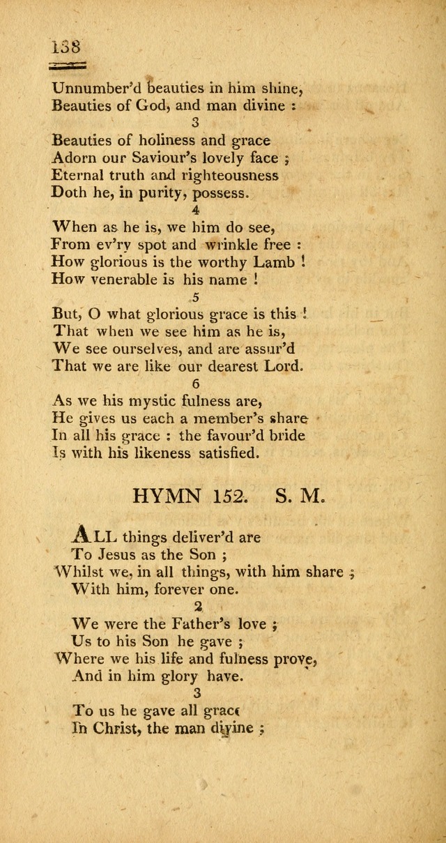 Psalms, Hymns and Spiritual Songs: selected and designed for the use of  the church universal, in public and private devotion; with an appendix, containing the original hymns omitted in the last ed. page 140
