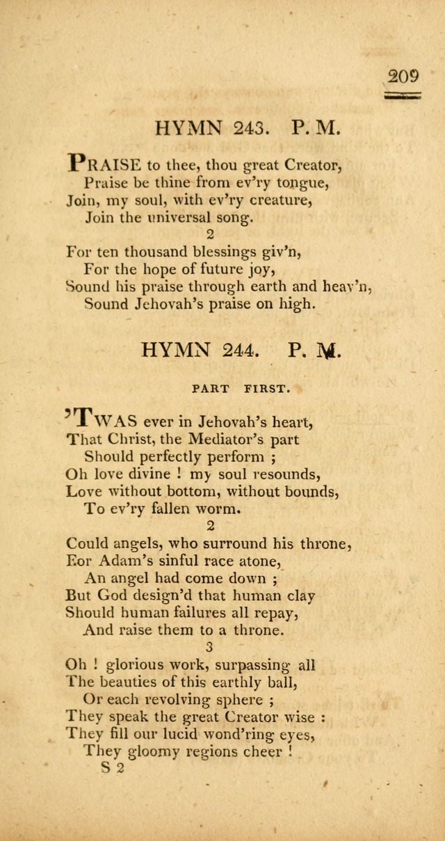Psalms, Hymns and Spiritual Songs: selected and designed for the use of  the church universal, in public and private devotion; with an appendix, containing the original hymns omitted in the last ed. page 211