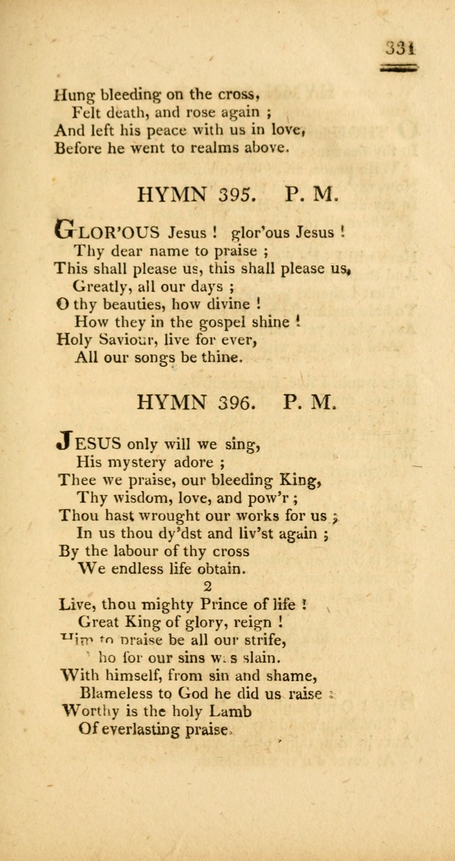 Psalms, Hymns and Spiritual Songs: selected and designed for the use of  the church universal, in public and private devotion; with an appendix, containing the original hymns omitted in the last ed. page 333